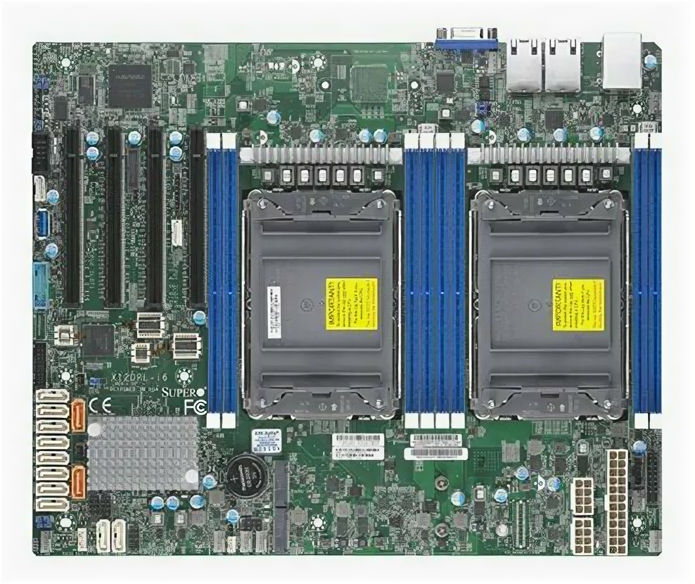 Материнская плата Supermicro X12DPL-i6 MBD-X12DPL-I6-B/2x4189/8xDDR4-3200 RDIMM/LRDIMM Поддержка ECC Поддержка Reg ECC 12x SATA 3.0 RAID 0,1,10,5