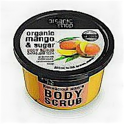 Скраб Organic Shop Кенийский манго, 250 мл - фото №1