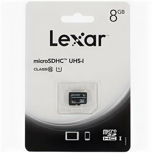 Карта памяти micro SDHC Lexar 8GB Class 10 UHS-I (без адаптера)