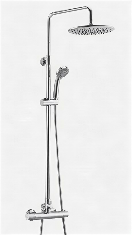 Душевой комплект со смесителем для душа, 106/144х60 см WasserKRAFT A13302 Thermo