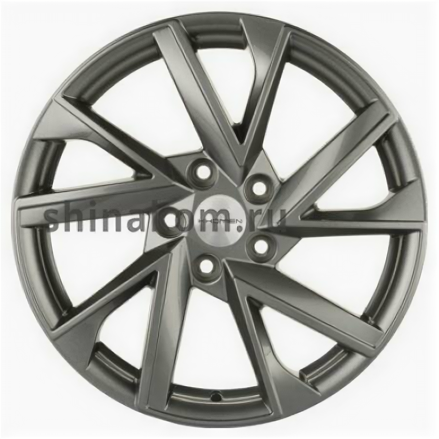  7*17 5*112 ET45 57,1 Khomen Wheels KHW1714 Gray (Karoq)