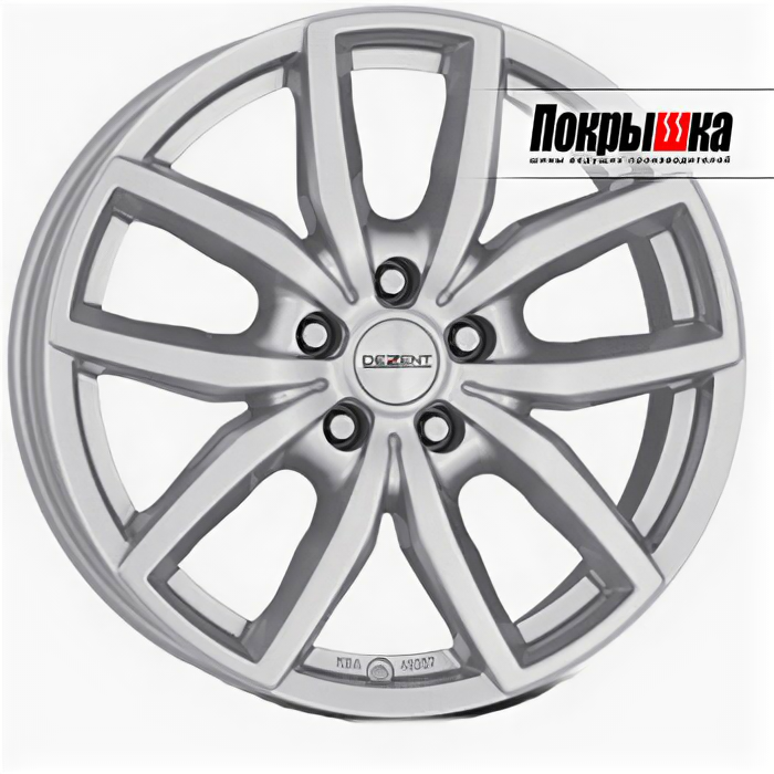 Диски DEZENT TE 7.5х17/5х112 D70.1 ET32.0, Silver