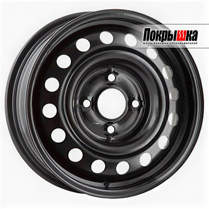 Диски Magnetto 14013 5.5х14/4х100 D56.6 ET49.0, Black