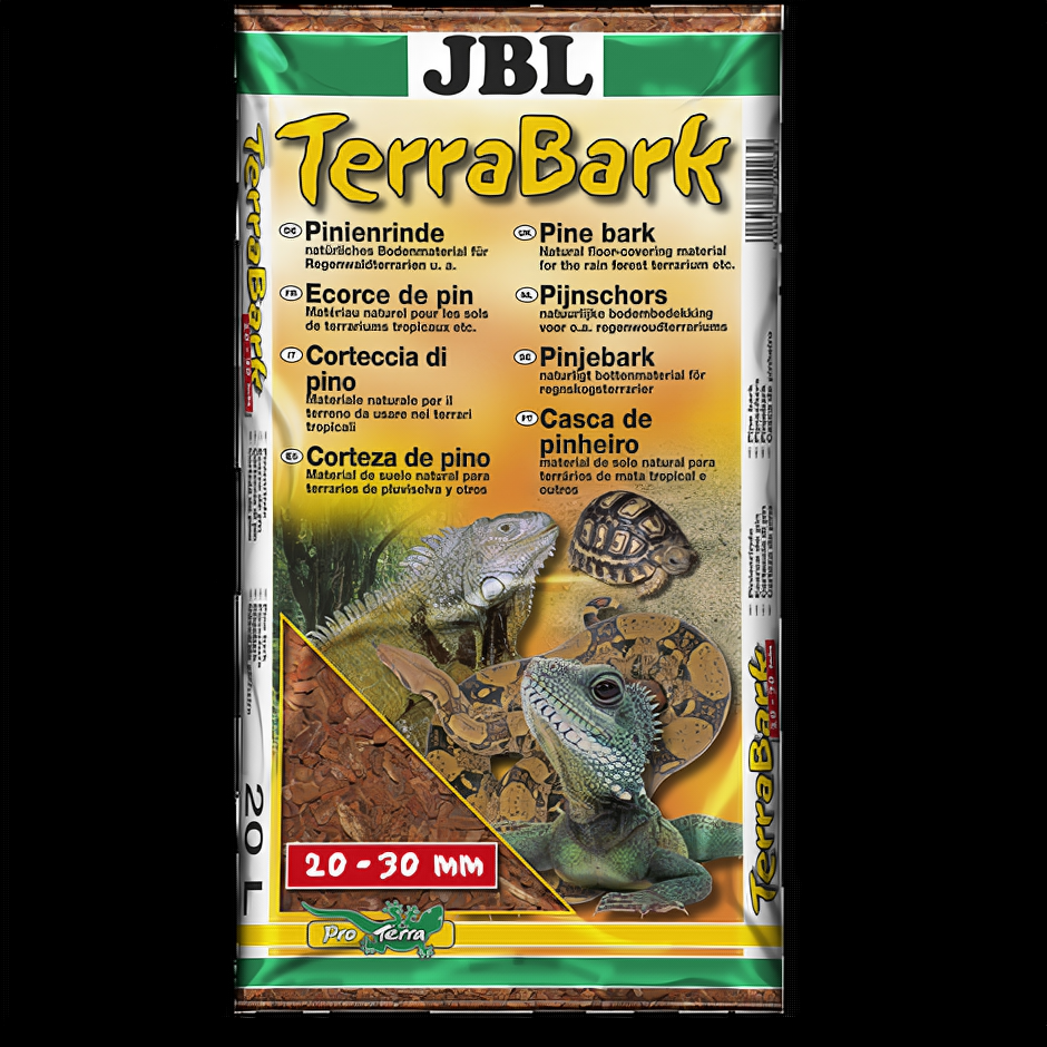 JBL TerraBark L - Натуральный субстрат из сосновой коры д/тропич террар, 20-30 мм, 20 л