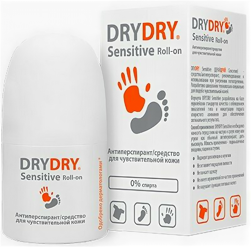 DryDry Антиперспирант Sensitive ролик