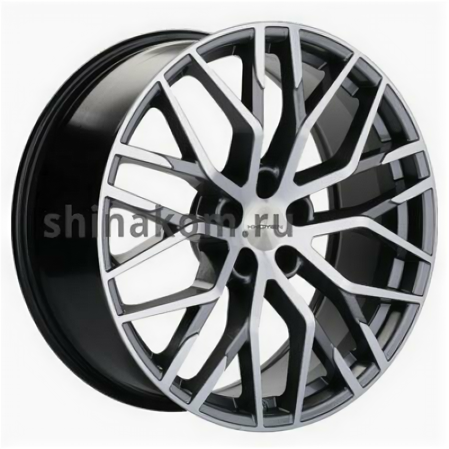 Диск 8,5*20 5*112 ET30 66,5 Khomen Wheels KHW2005 Gray-FP (Audi/VW)