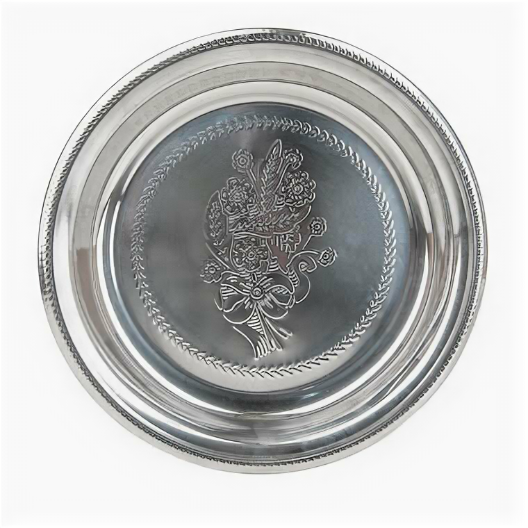 фото Блюдо сервировочное Серебро d 44см KENG-9901749
