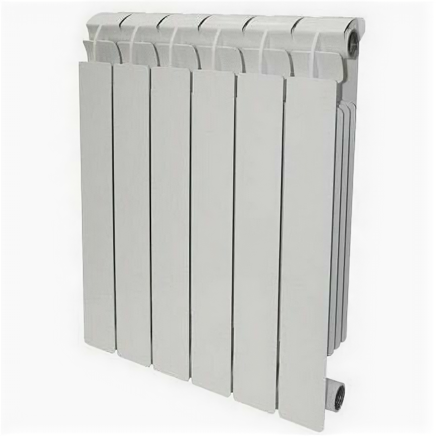 Радиатор алюминиевый Global VOX EXTRA 350 8 секций боковое подключение (белый)