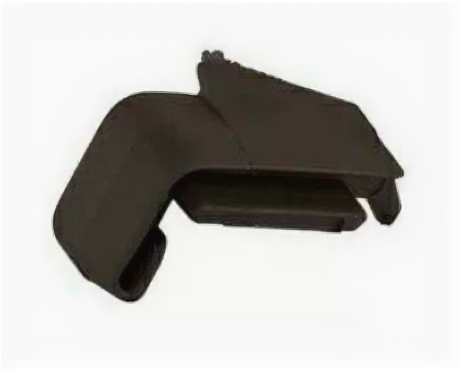 фото Накладка торцевая для профиля покрытия створок (FP-16), левая, цвет темно-коричневый RAL 8019, 20 шт