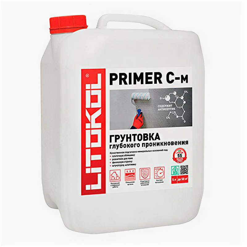 Грунт Litokol Primer C-m глубокого проникновения 5 кг
