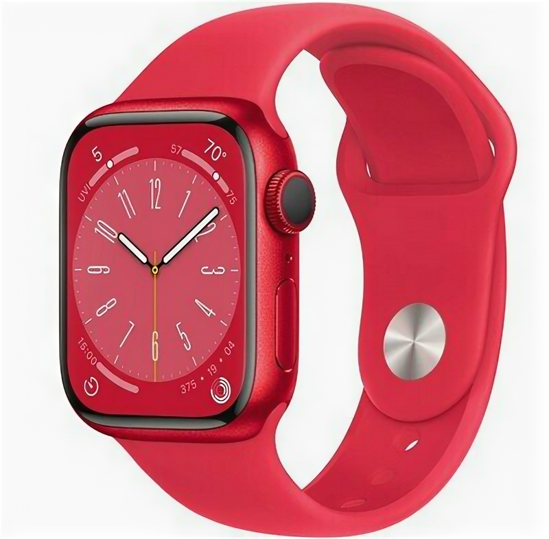 Умные часы Apple Watch Series 8 41 мм Aluminium Case, S/M (PRODUCT)RED Sport Band