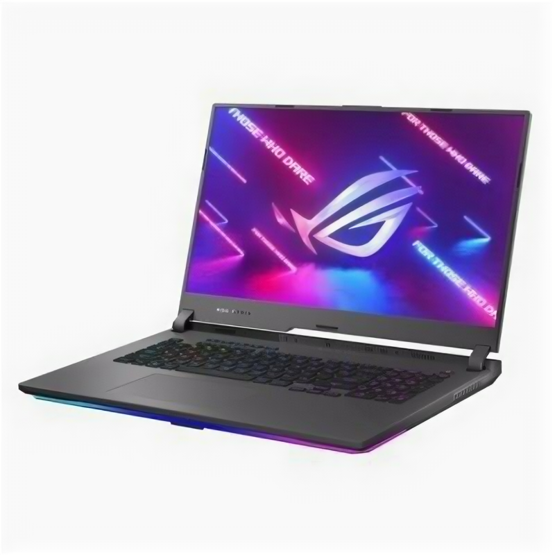 Ноутбук ASUS ROG Strix G17 G713RM-LL134 AMD Ryzen 7 6800H/16Gb/512GB SSD/17,3"2560x1440 IPS 240Hz / NVIDIA RTX 3060 6Gb/WiFi6/BT/Cam/RUS/EN Keyboard /DOS/2.6Kg/Eclipse Gray (90NR08K4-M009J0) - фото №2