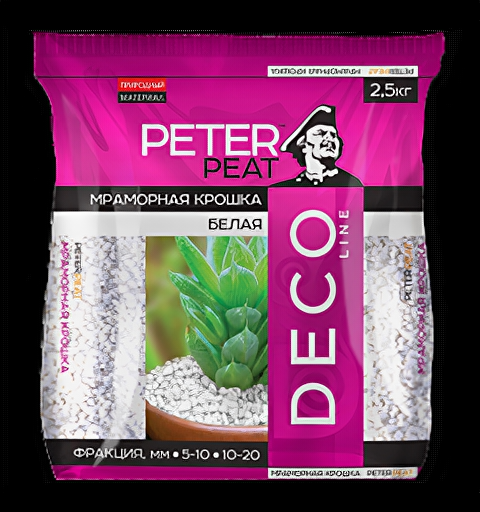 Мраморная крошка Peter Peat Deco Line фракция 10-20 мм