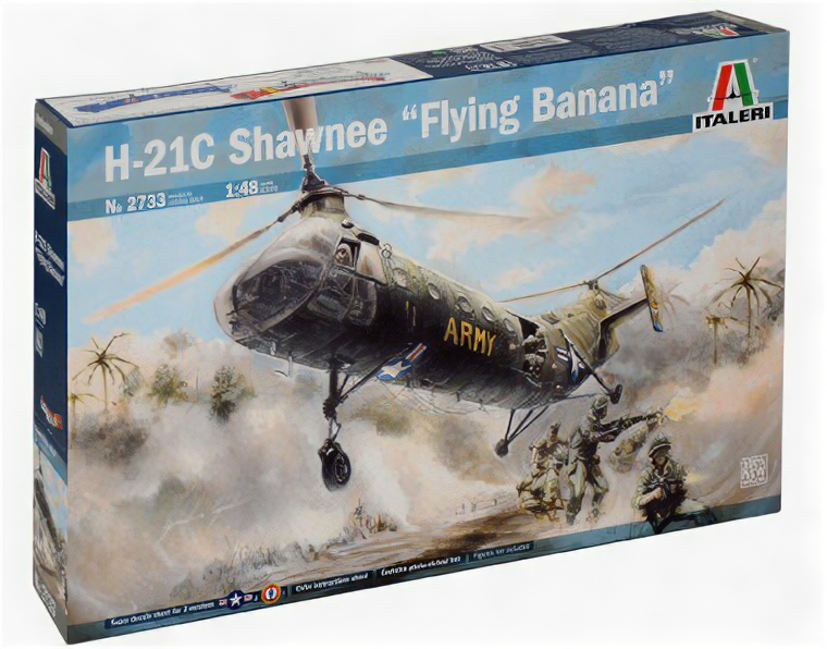 Italeri Вертолёт H-21C Shawnee Flying Banana 1:48