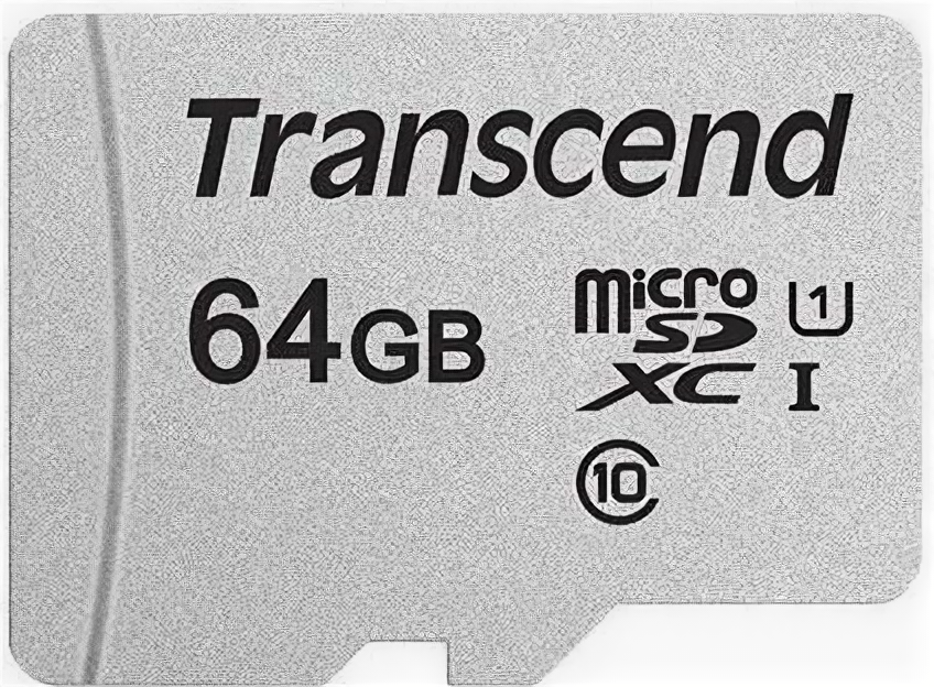 Карта памяти MicroSDXC TRANSCEND 300S 64Gb (TS64GUSD300S)