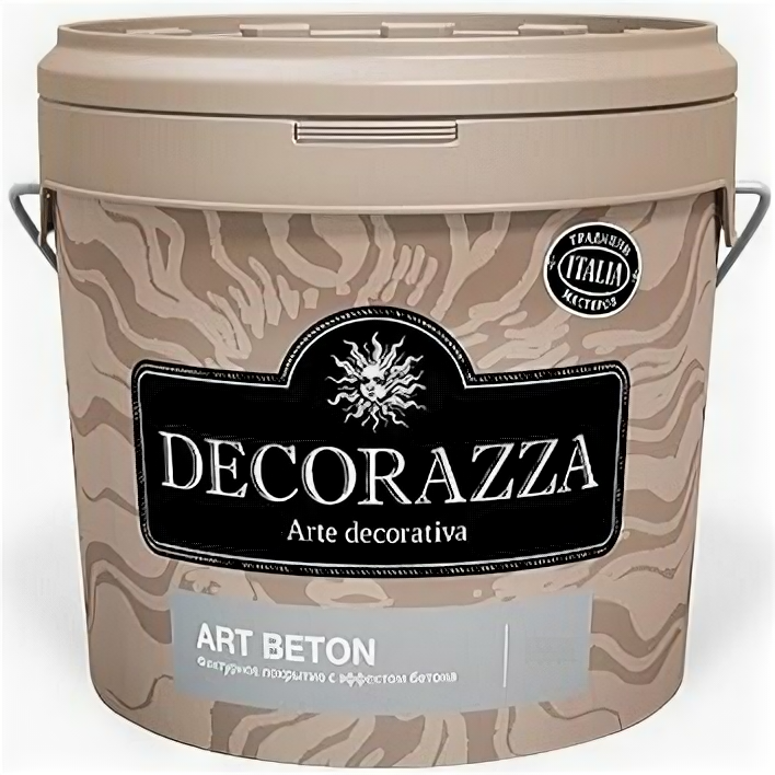 Декоративная Штукатурка Decorazza Art Beton 4кг AB 10-09 для Имитации Текстуры Камня и Бетона / Декоразза Арт Бетон.