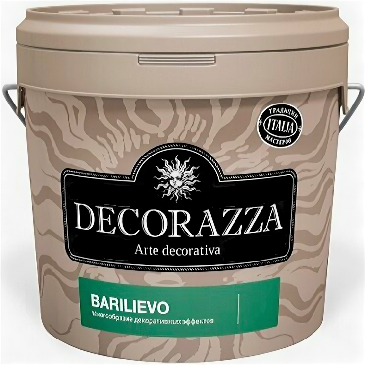 Краска Фактурная Decorazza Barilievo 4кг BL 10-03 для Многообразия Декоративных Эффектов / Декоразза Барильево.