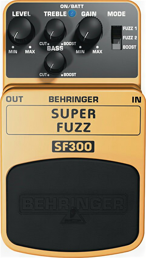 Behringer SF300 педаль 3-режимный фуз