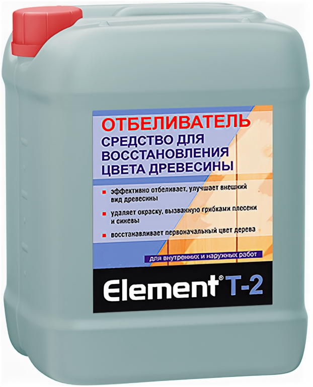 Отбеливатель Древесины Alpa Element T-2 4л Бесцветный / Альпа Элемент.