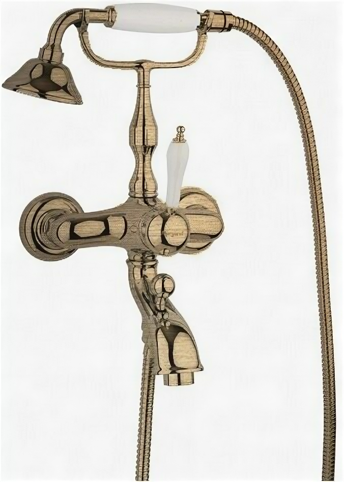 фото Смеситель для ванны с душем Margaroli RU1004AA01GD