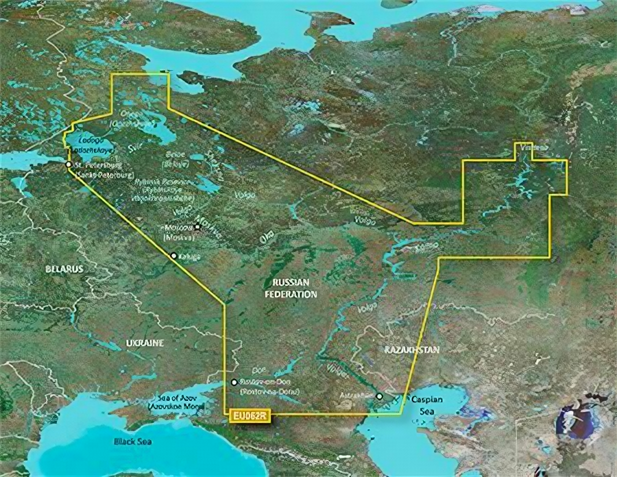 Карта глубин внутренние воды россии g3 HXEU062R