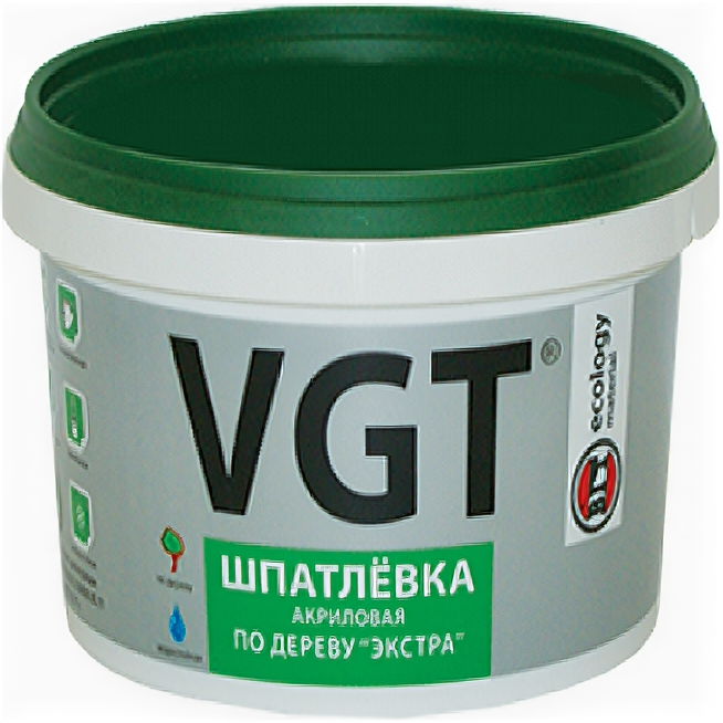 Шпатлевка по Дереву VGT Экстра 50кг Берёза Акриловая Универсальная / ВГТ Экстра.