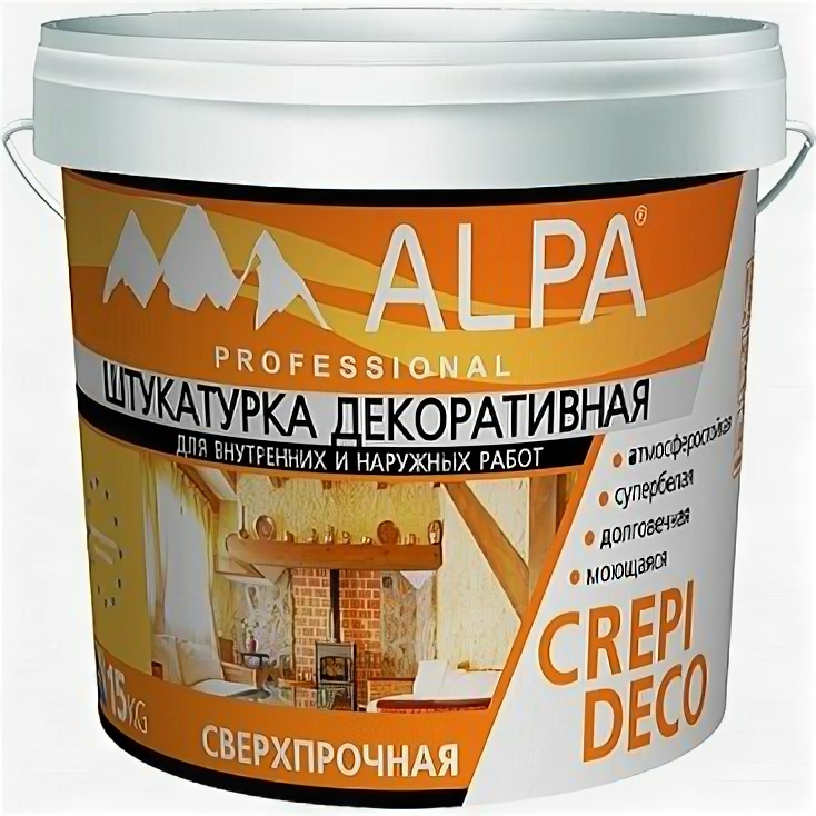 Декоративное покрытие Alpa Crepi Deco шуба 2.5 мм