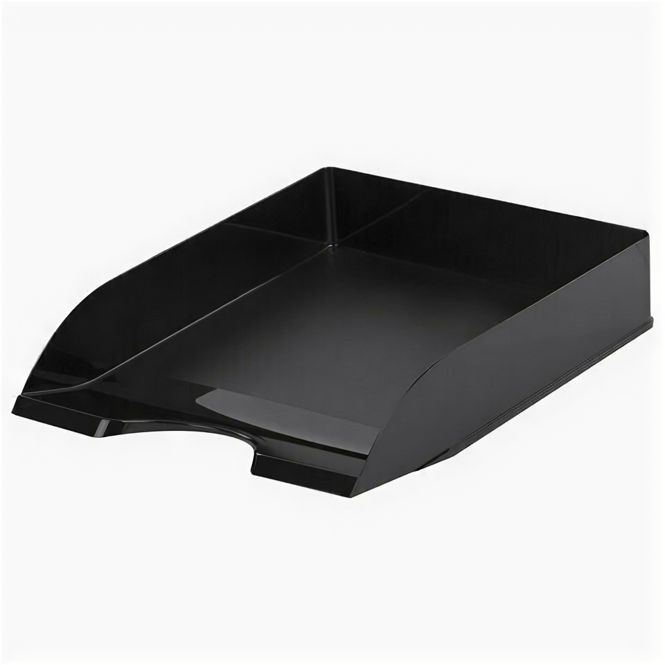 Лоток горизонтальный для бумаг BRAUBERG ORIGINAL, 315х250х60 мм, черный, 238104, ЛТ651 - 3 шт.