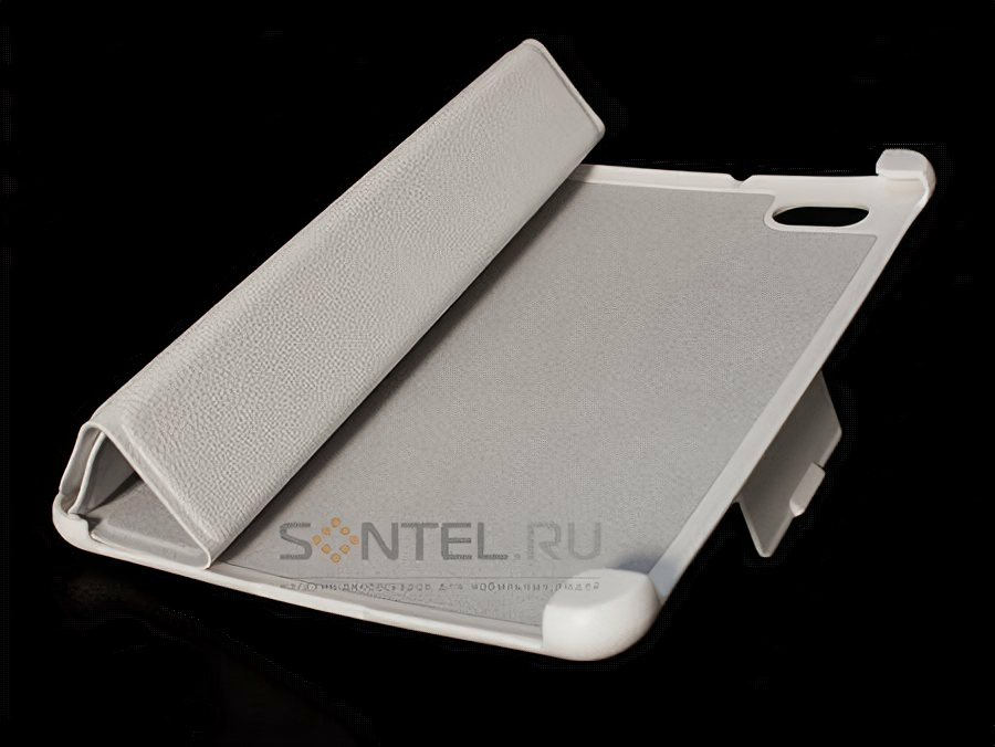 Чехол Smart Case (накладка + cover) leather для Samsung Galaxy P6800 белый