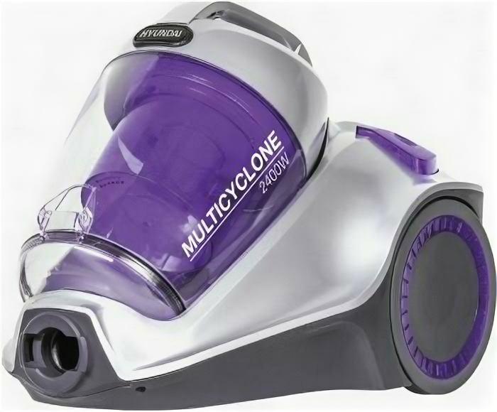 фото Пылесос Hyundai 2400Вт белый/сиреневый
