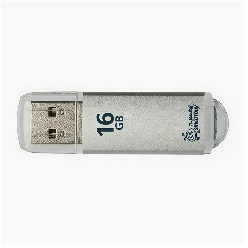 Флеш-память USB 2.0 16 Гб SmartBuy V-Cut (SB16GBVC-S), 445915