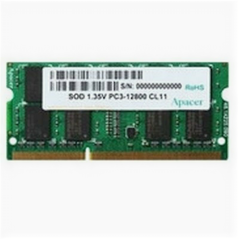 Apacer DDR3 SODIMM 4GB DV.04G2K. KAM PC3-12800, 1600MHz, 1.35V