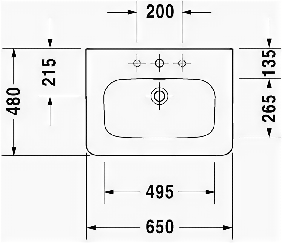 Раковина для ванной Duravit - фото №2