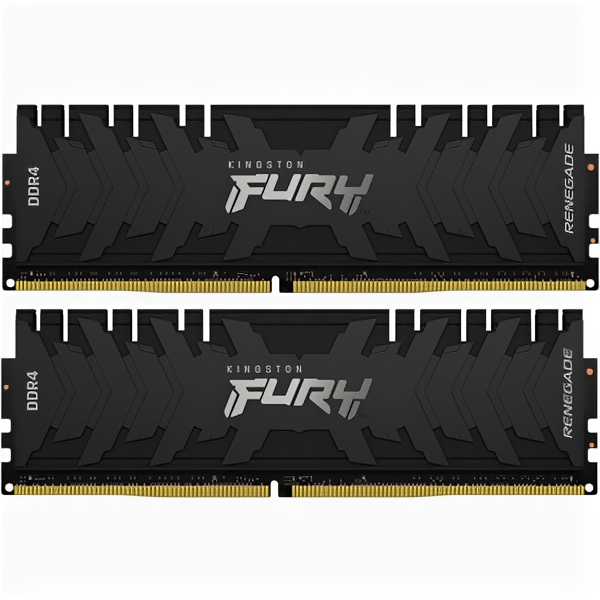 Память оперативная/ Kingston 16GB4600MHz DDR4 CL19DIMM (Kit of 2)FURYRenegadeBlack KF446C19RBK2/16