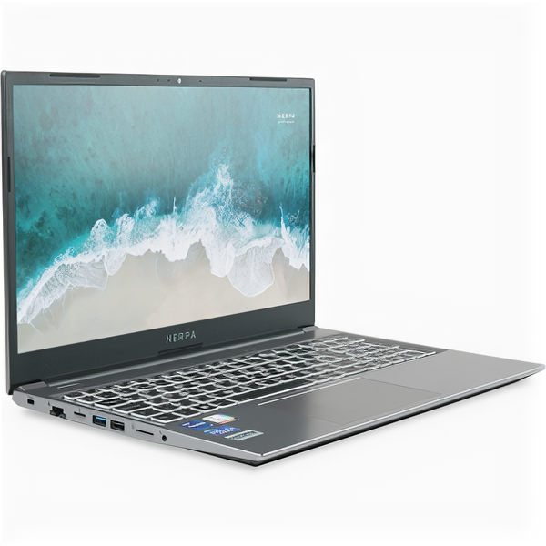 Ноутбук Nerpa Caspica A752-15 15.6"(1920x1080 (матовый) IPS)/AMD Ryzen 7 5825U(2Ghz)/16384Mb/256SSDGb/noDVD/BT/WiFi/49WHr/war 1y/1.75kg/Titanium Gray/Titanium Black (D)/Win10Pro
