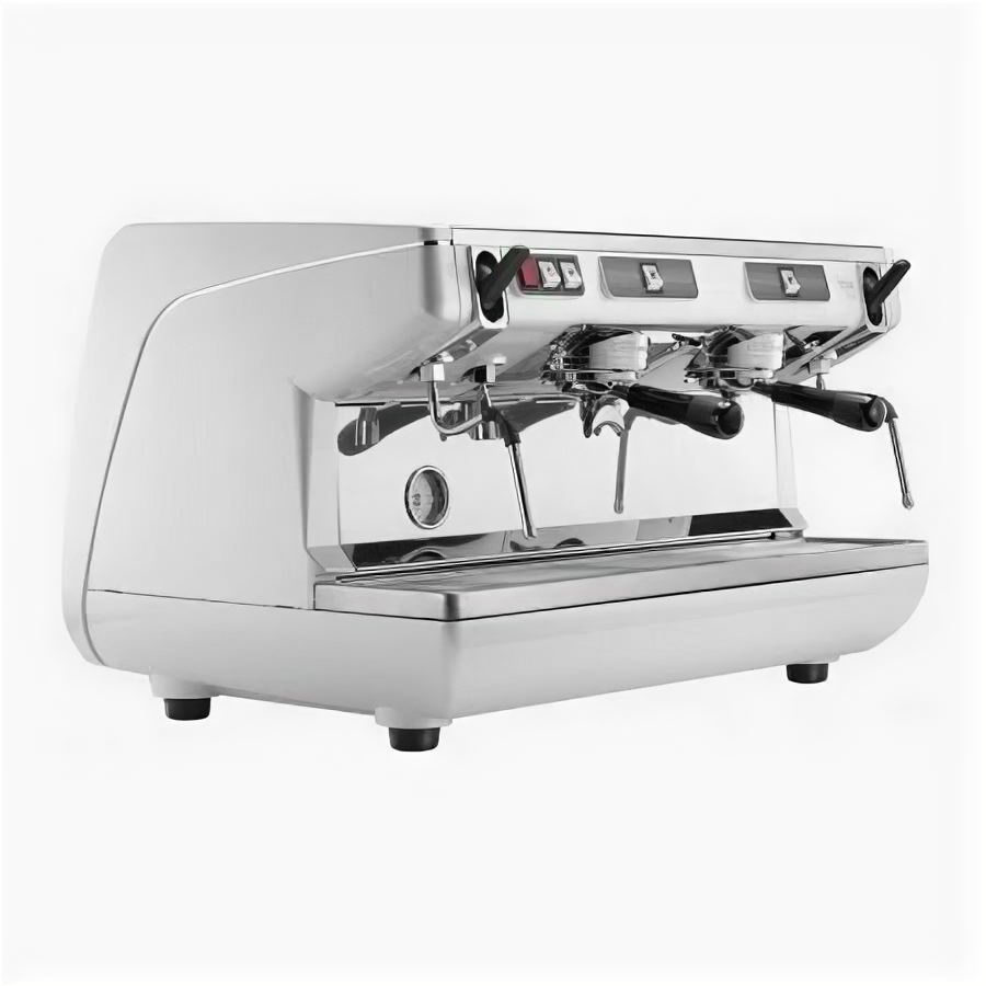 Профессиональная рожковая полуавтоматическая кофемашина NUOVA SIMONELLI Appia Life 2gr S, высокие группы, белая