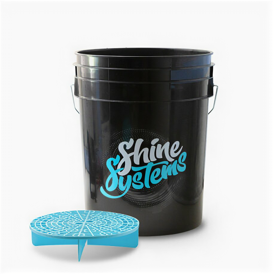 Shine Systems Bucket + Filter - ведро для мойки автомобиля c сепаратором 20 л