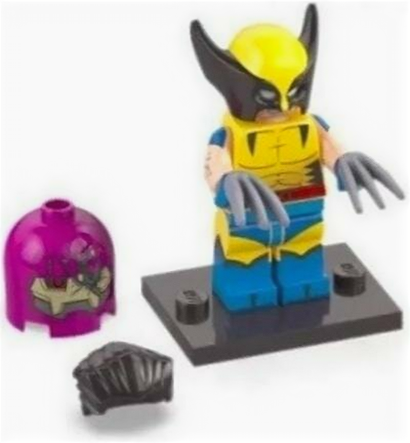 Минифигурка Lego colmar2-12 Wolverine Marvel Studios Series 2 (Complete Set with Stand and Accessories)