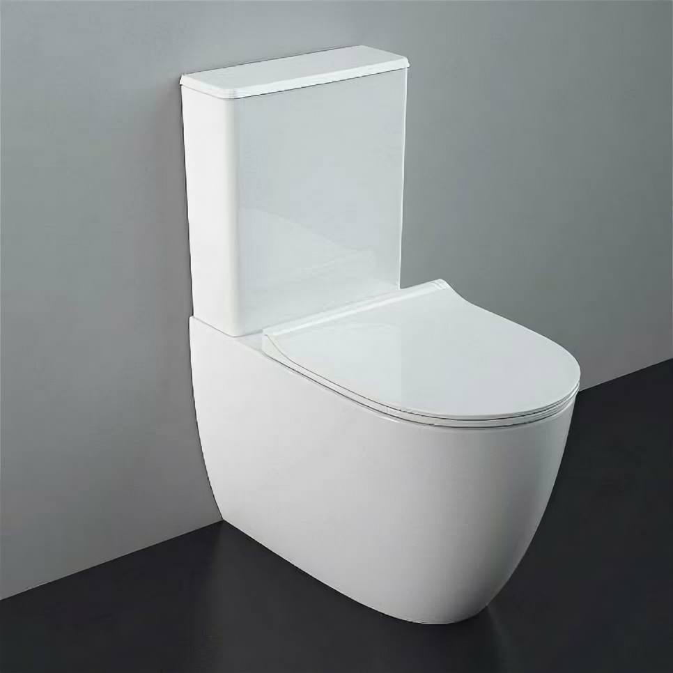 Унитаз с бачком напольный VitrA Sento 9830B003-7203 с горизонтальным выпуском