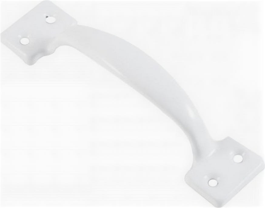 фото Ручка дверная скоба цельнотянутая 90 мм STARFIX белая (SMP-65168-1)