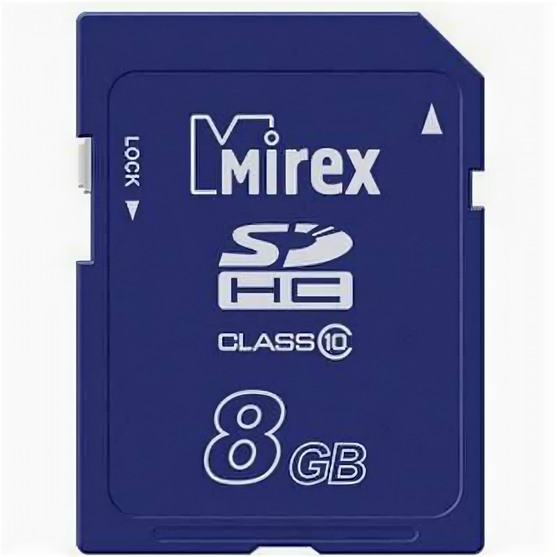 Карта памяти Mirex 8GB 13611-SD10CD08