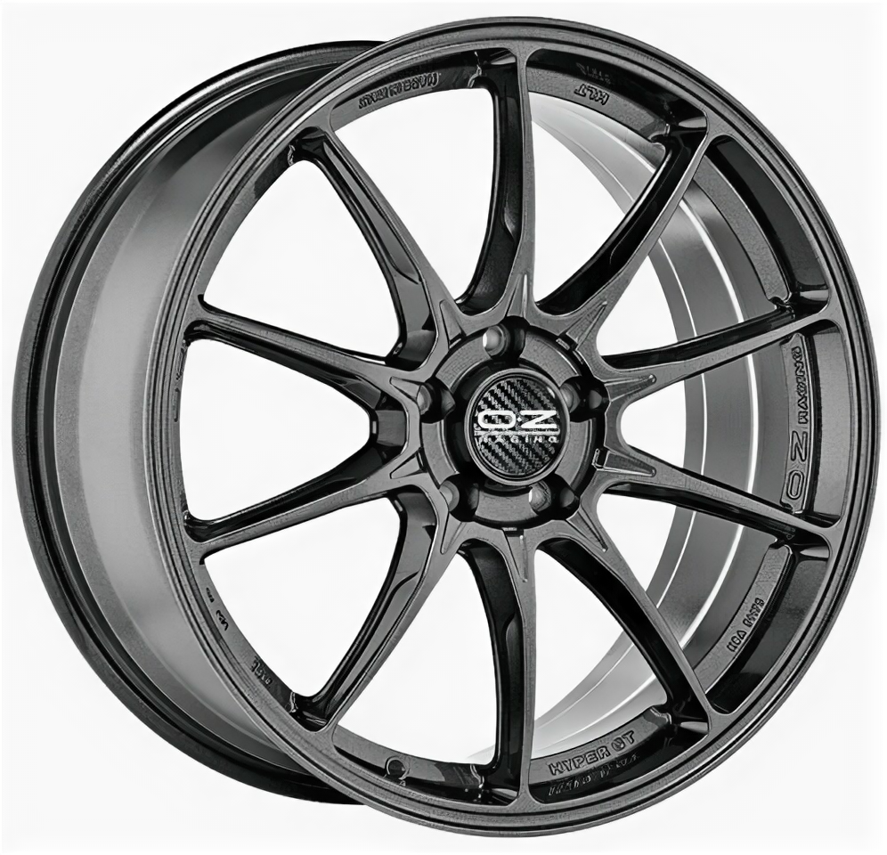 Литые колесные диски Oz Racing HyperGT HLT 7.5x17 5x112 ET50 D75 Серый тёмный глянцевый (W01A40203T6)