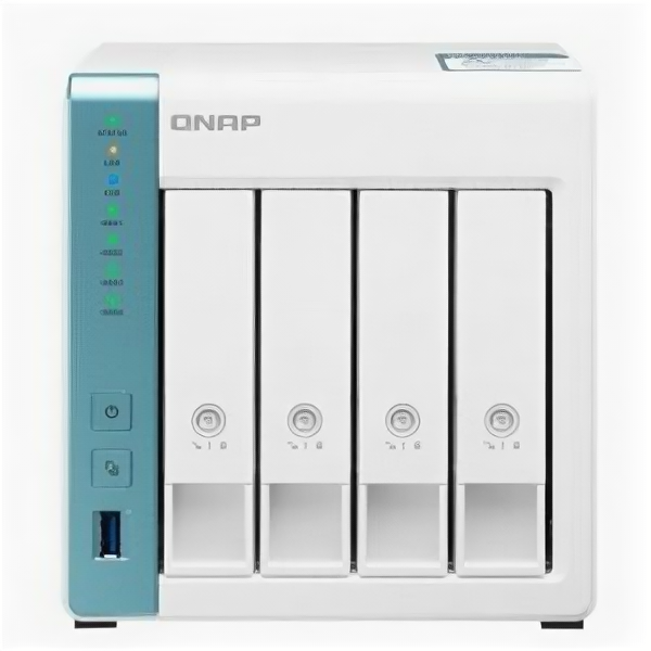 Сетевое хранилище данных QNAP SMB QNAP TS-431P3-4G NAS 4 HDD trays