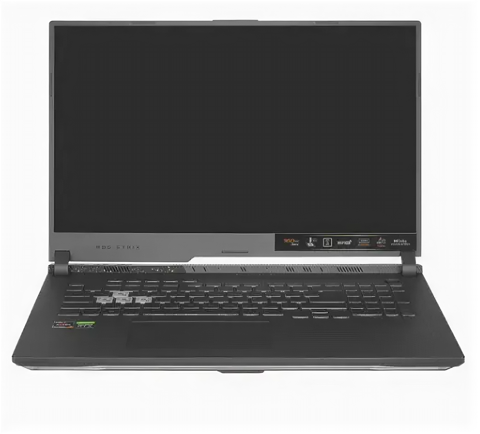 Ноутбук ASUS ROG G713RM-LL034 17.3" 2560x1440 6900HX RAM 16Гб SSD 512Гб RTX 3060 6Гб ENG/RUS DOS серый 2.9 кг 90NR08K4-M003D0 - фото №1