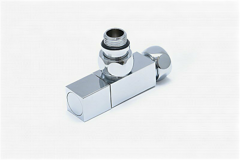 фото Вентиль для полотенцесушителя Luxon LUX-885\LUX-855SCH0504квадратный, угловой 3/4"х1/2" г/ш, хром (2шт)