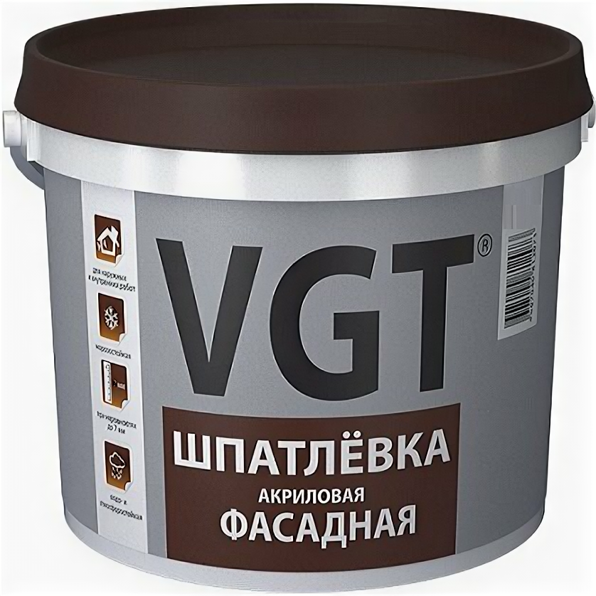 VGT Шпатлевка акриловая фасадная VGT / ВГТ (18 кг)