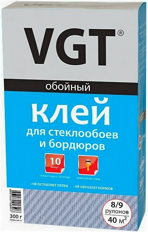 VGT клей для стеклообоев И бордюров сухой (300гр)