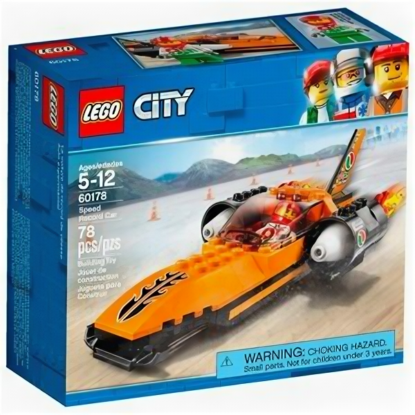 Конструктор LEGO City Great Vehicles Гоночный автомобиль - фото №1