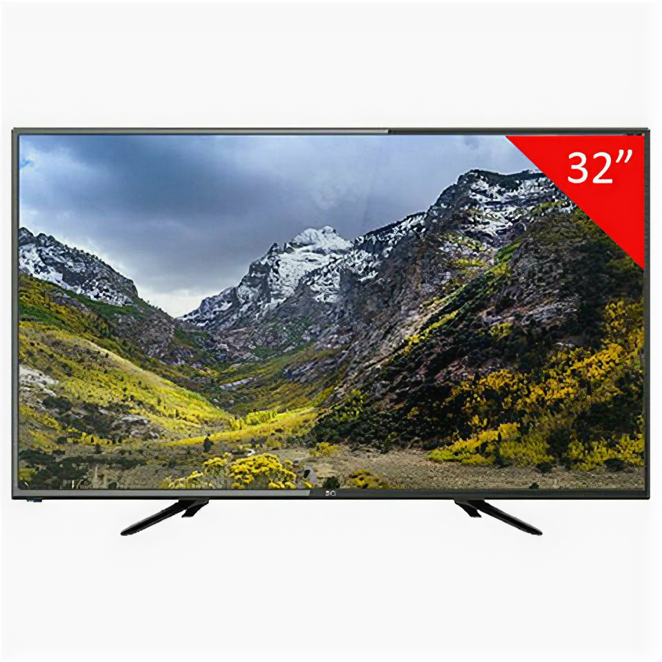 Телевизор BQ 3201B Black, 32'' (81 см), 1366x768, HD, 16:9, черный