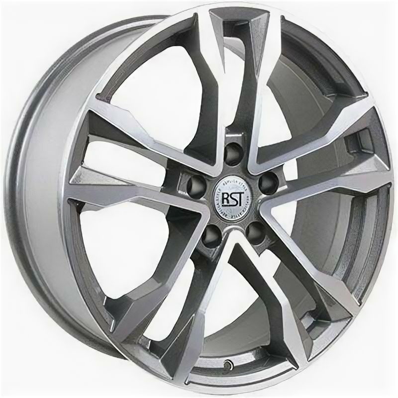 Литые колесные диски RST R068 (Touareg) 8x18 5x112 ET25 D66.6 Чёрный с полированной лицевой частью (RR068-818-666-5x112-25BD)